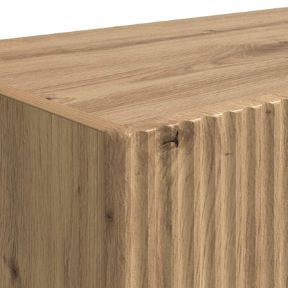 Tv Wall Cabinet 2 Pcs Umělecký Dub Kompozitní Dřevo