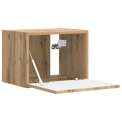 Tv Wall Cabinet 2 Pcs Umělecký Dub Kompozitní Dřevo