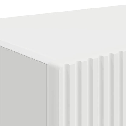 Tv Wall Cabinet 2 Pcs Bílá Kompozitní Dřevo