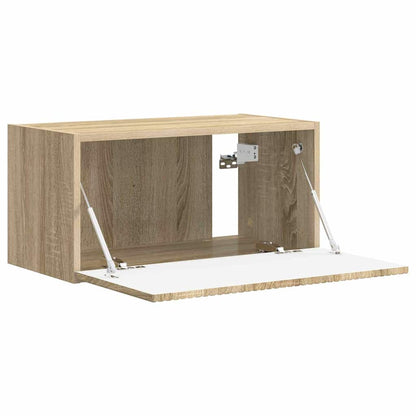 Tv Wall Cabinet 60 X 31 X 29,5 Cm Sonoma Kompozitní Dřevo