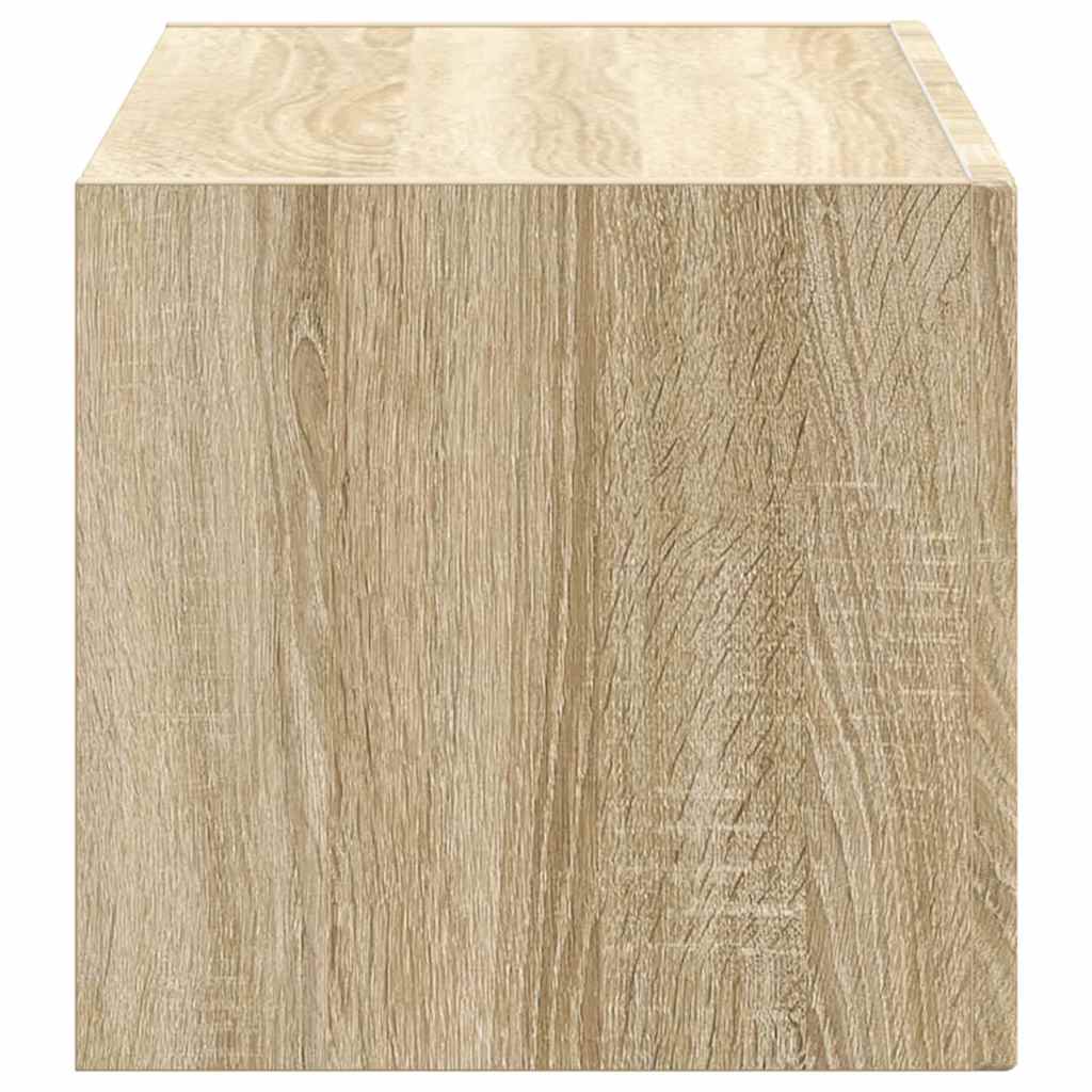Tv Wall Cabinet 60 X 31 X 29,5 Cm Sonoma Kompozitní Dřevo