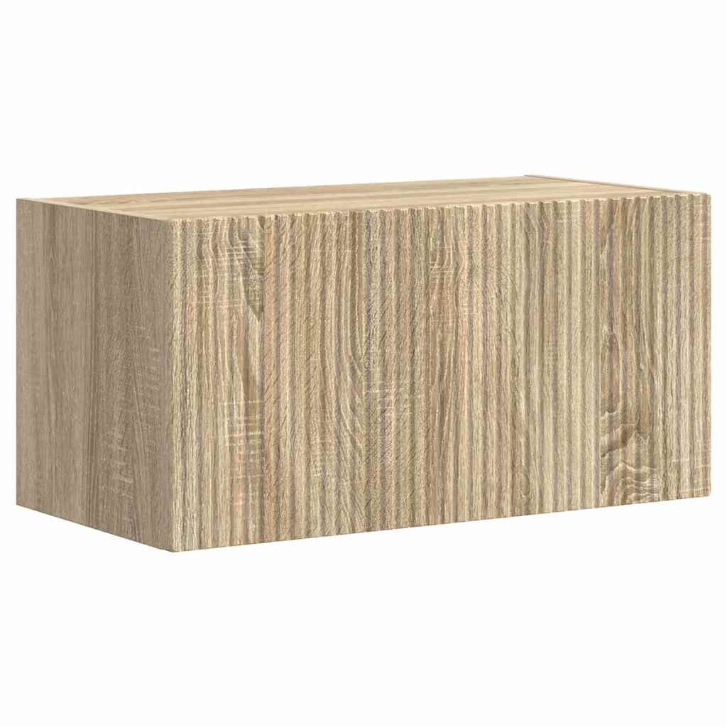 Tv Wall Cabinet 2 Pcs Sonoma Kompozitní Dřevo