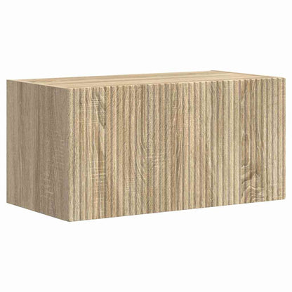 Tv Wall Cabinet 2 Pcs Sonoma Kompozitní Dřevo
