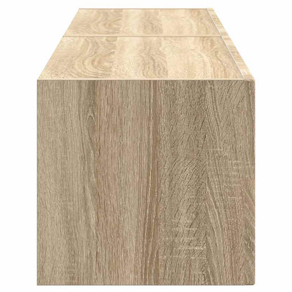 Tv Wall Cabinet 2 Pcs Sonoma Kompozitní Dřevo