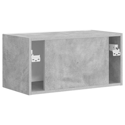 Tv Wall Cabinet 60 X 31 X 29,5 Cm Beton Kompozitní Dřevo