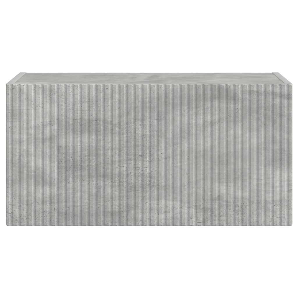 Tv Wall Cabinet 60 X 31 X 29,5 Cm Beton Kompozitní Dřevo
