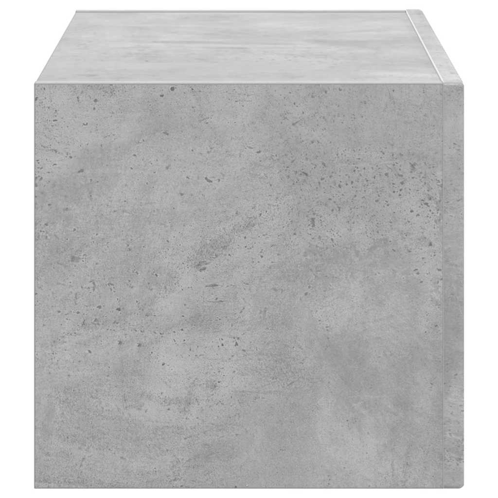Tv Wall Cabinet 60 X 31 X 29,5 Cm Beton Kompozitní Dřevo