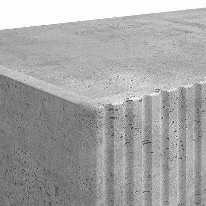 Tv Wall Cabinet 2 Pcs Beton Kompozitní Dřevo