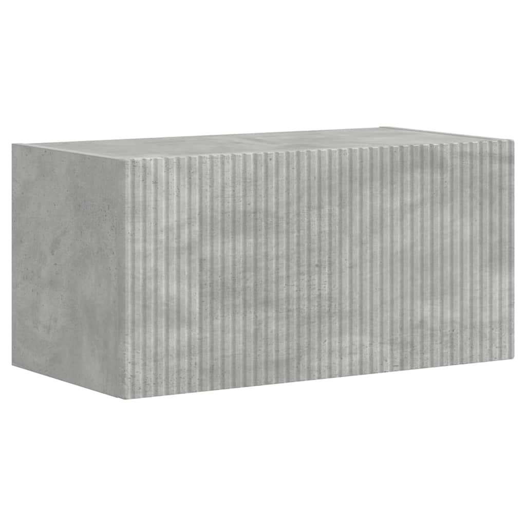 Tv Wall Cabinet 2 Pcs Beton Kompozitní Dřevo