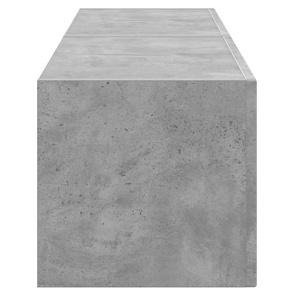 Tv Wall Cabinet 2 Pcs Beton Kompozitní Dřevo