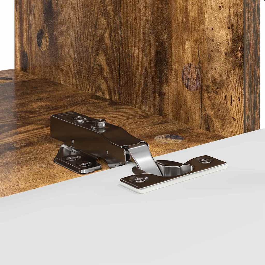 Tv Wall Cabinet 2 Pcs Kouřový Dub Kompozitní Dřevo