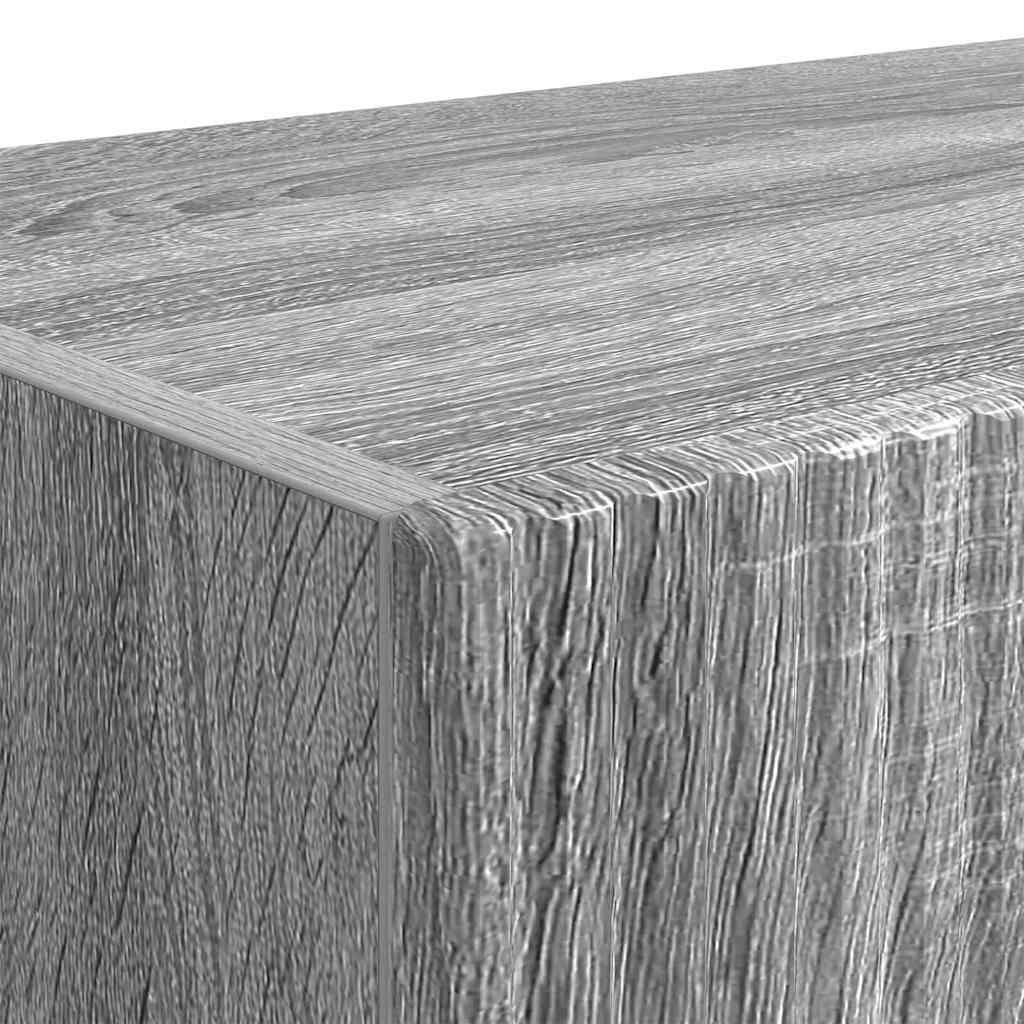 Tv Wall Cabinet 2 Pcs Šedá Sonoma Kompozitní Dřevo