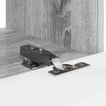Tv Wall Cabinet 2 Pcs Šedá Sonoma Kompozitní Dřevo
