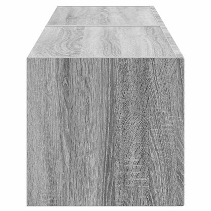 Tv Wall Cabinet 2 Pcs Šedá Sonoma Kompozitní Dřevo