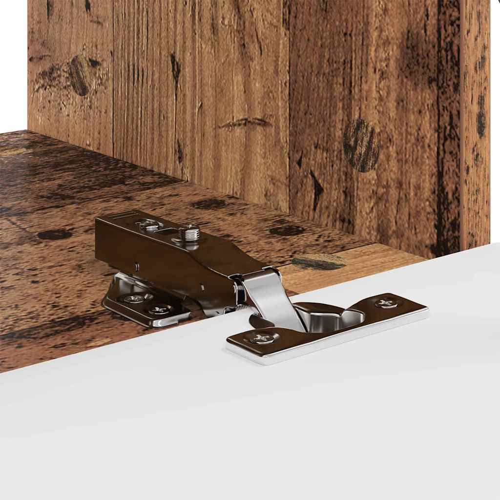 Tv Wall Cabinet 60 X 31 X 29,5 Cm Staré Dřevo Kompozitní Dřevo