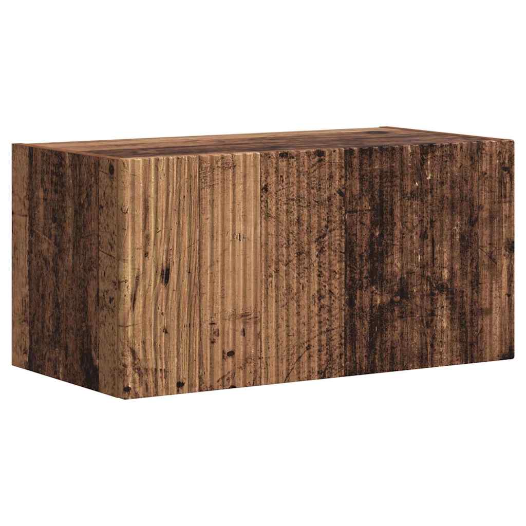 Tv Wall Cabinet 60 X 31 X 29,5 Cm Staré Dřevo Kompozitní Dřevo