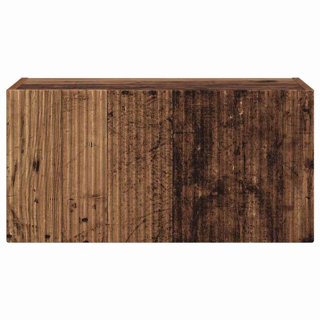Tv Wall Cabinet 60 X 31 X 29,5 Cm Staré Dřevo Kompozitní Dřevo