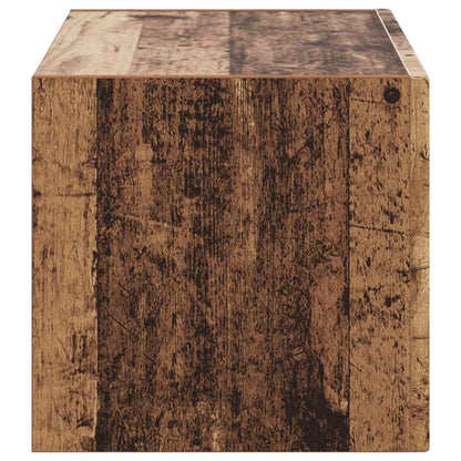 Tv Wall Cabinet 60 X 31 X 29,5 Cm Staré Dřevo Kompozitní Dřevo