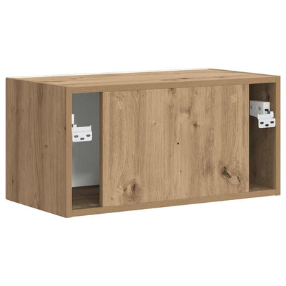 Tv Wall Cabinet 60 X 31 X 29,5 Cm Umělecký Dub Kompozitní Dřevo
