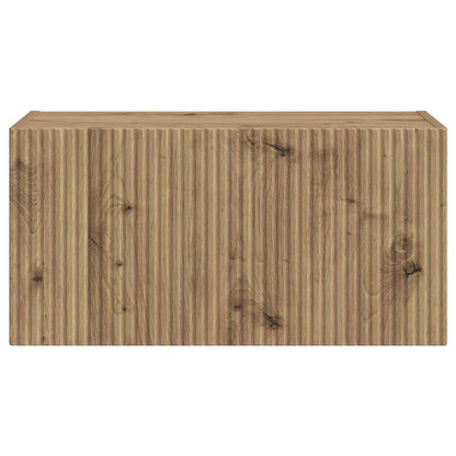 Tv Wall Cabinet 60 X 31 X 29,5 Cm Umělecký Dub Kompozitní Dřevo