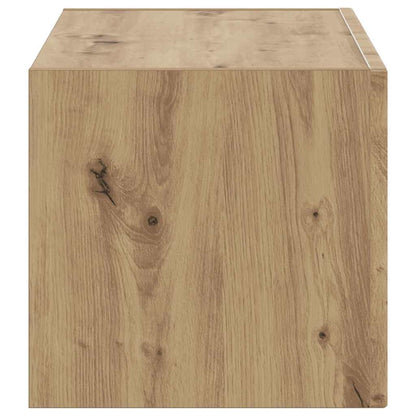 Tv Wall Cabinet 60 X 31 X 29,5 Cm Umělecký Dub Kompozitní Dřevo