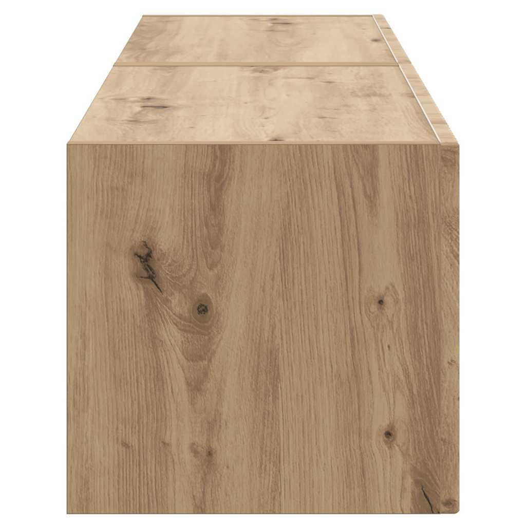 Tv Wall Cabinet 2 Pcs Umělecký Dub Kompozitní Dřevo