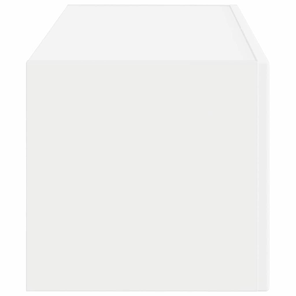 Tv Wall Cabinet 78,5 X 31 X 29,5 Cm Bílá Kompozitní Dřevo