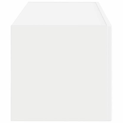 Tv Wall Cabinet 78,5 X 31 X 29,5 Cm Bílá Kompozitní Dřevo