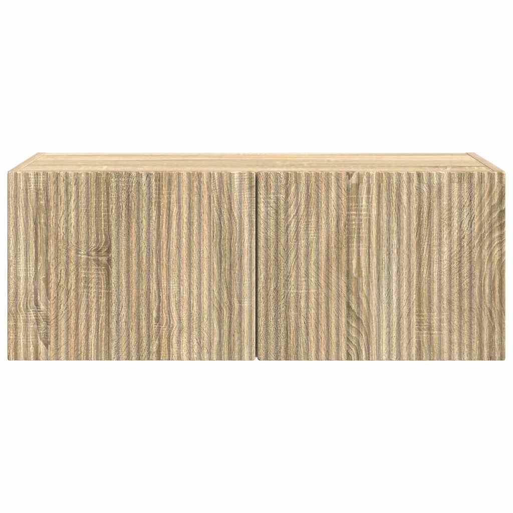 Tv Wall Cabinet 78,5 X 31 X 29,5 Cm Sonoma Kompozitní Dřevo
