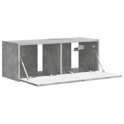 Tv Wall Cabinet 78,5 X 31 X 29,5 Cm Beton Kompozitní Dřevo