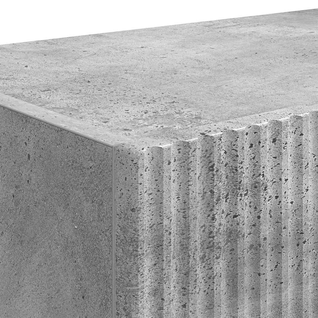 Tv Wall Cabinet 2 Pcs Beton Kompozitní Dřevo