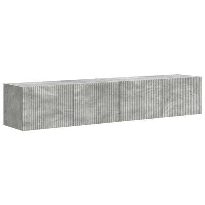 Tv Wall Cabinet 2 Pcs Beton Kompozitní Dřevo