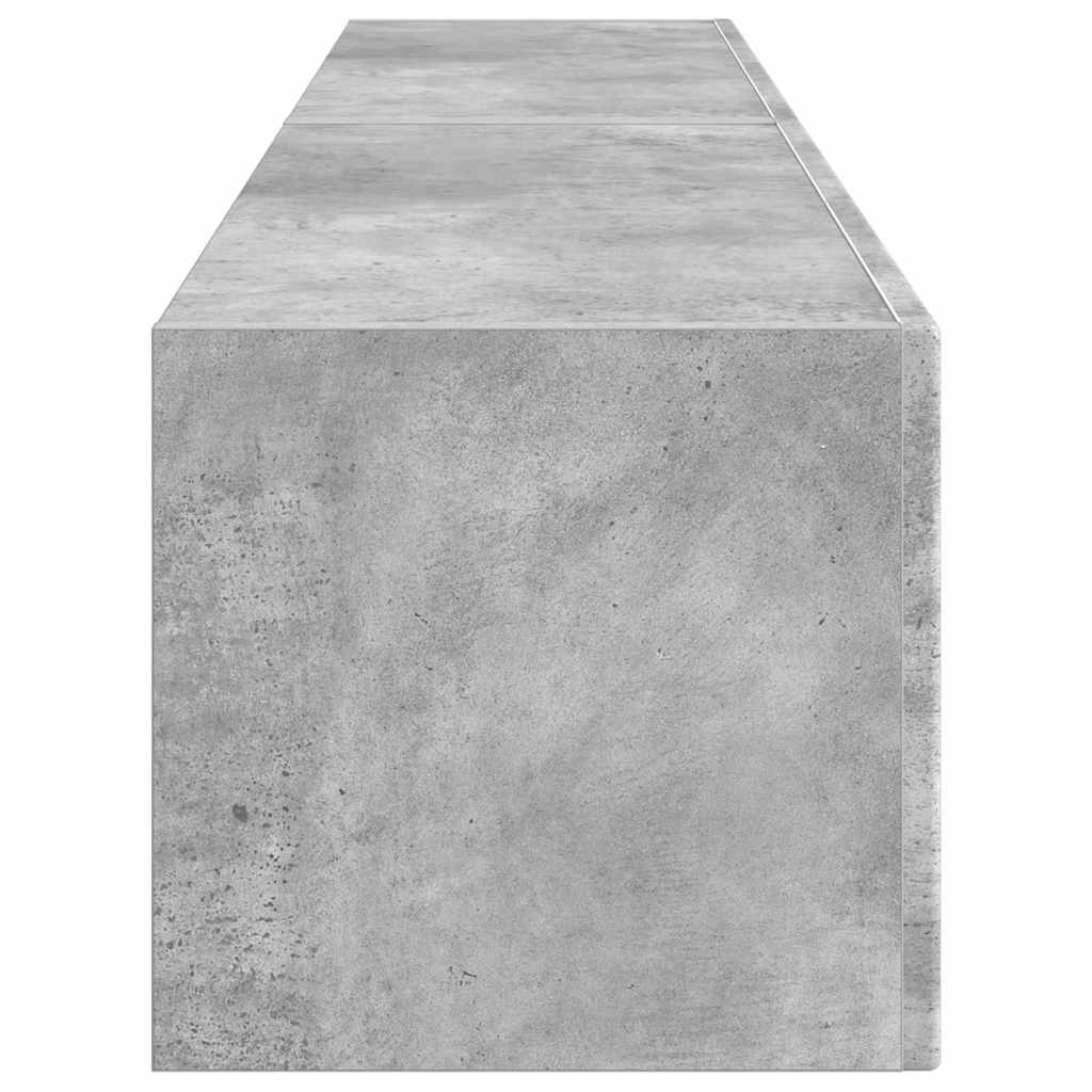 Tv Wall Cabinet 2 Pcs Beton Kompozitní Dřevo