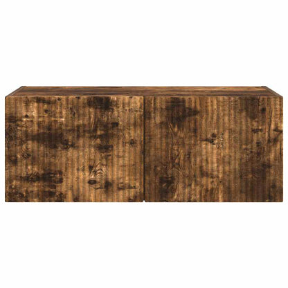 Tv Wall Cabinet 78,5 X 31 X 29,5 Cm Kouřový Dub