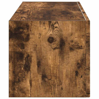 Tv Wall Cabinet 78,5 X 31 X 29,5 Cm Kouřový Dub