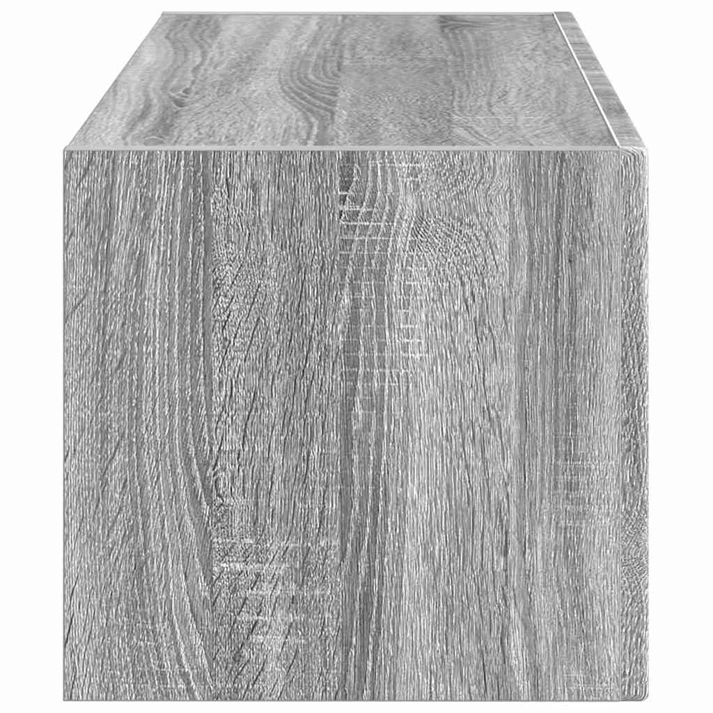 Tv Wall Cabinet 78,5 X 31 X 29,5 Cm Šedá Sonoma