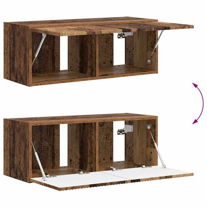 Tv Wall Cabinet 78,5 X 31 X 29,5 Cm Staré Dřevo