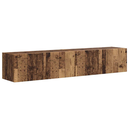 Tv Wall Cabinet 2 Pcs Staré Dřevo Kompozitní Dřevo