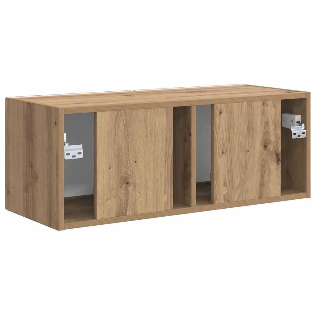 Tv Wall Cabinet 78,5 X 31 X 29,5 Cm Umělecký Dub