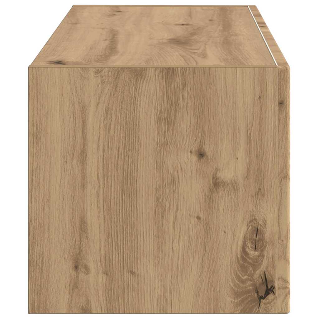 Tv Wall Cabinet 78,5 X 31 X 29,5 Cm Umělecký Dub