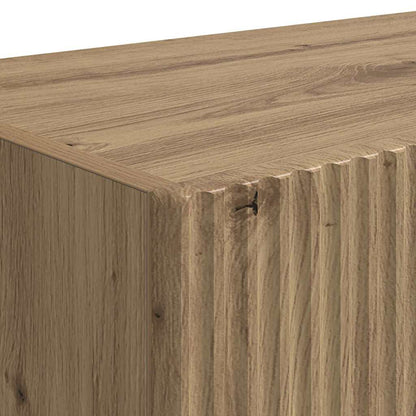 Tv Wall Cabinet 2 Pcs Umělecký Dub Kompozitní Dřevo