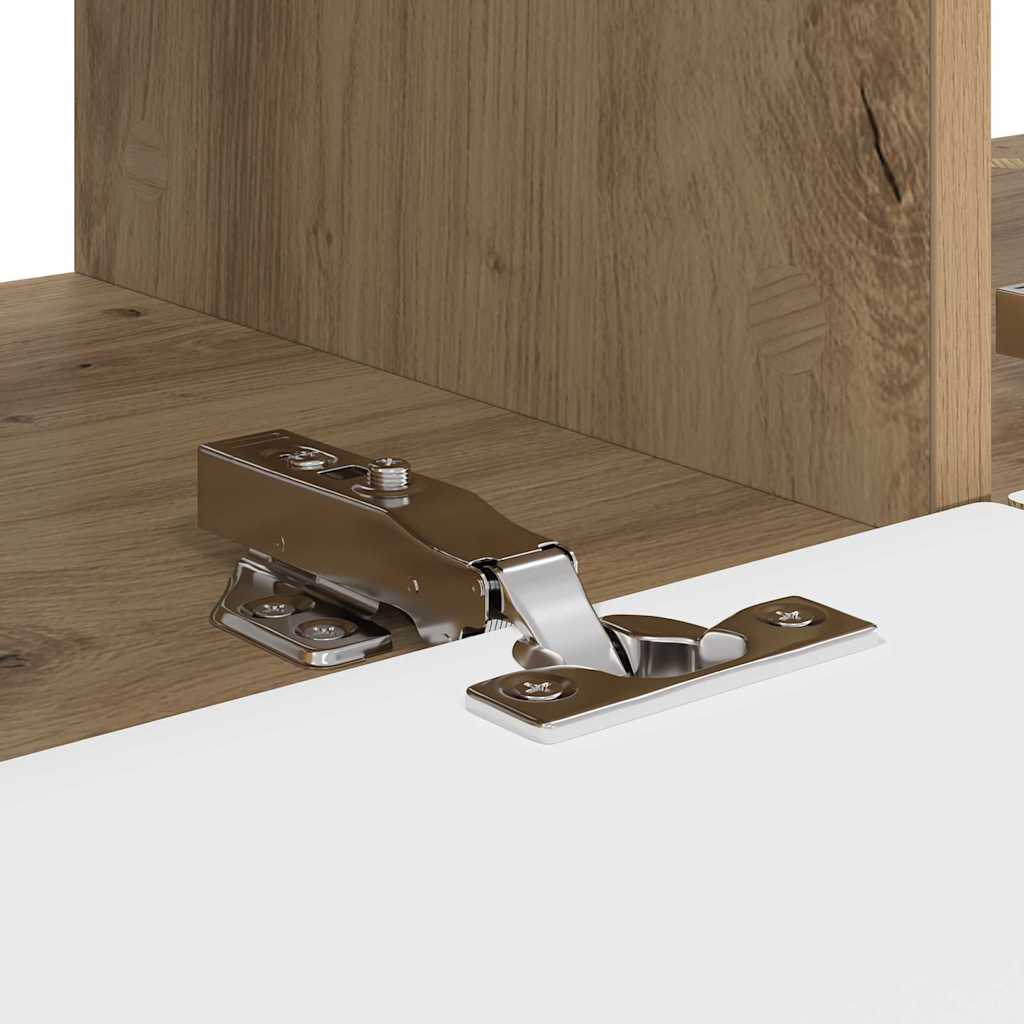 Tv Wall Cabinet 2 Pcs Umělecký Dub Kompozitní Dřevo
