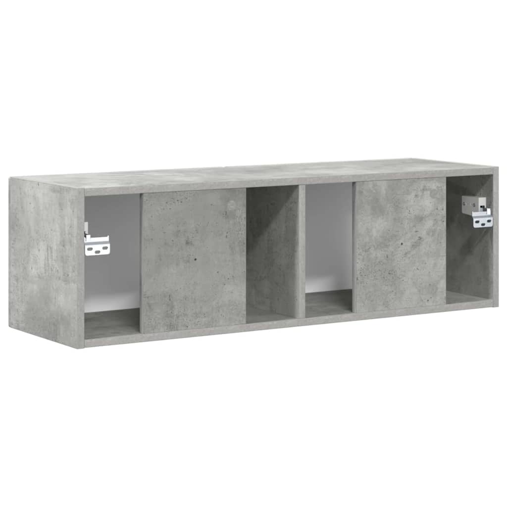 Tv Wall Cabinet 98 X 31 X 29,5 Cm Beton Kompozitní Dřevo