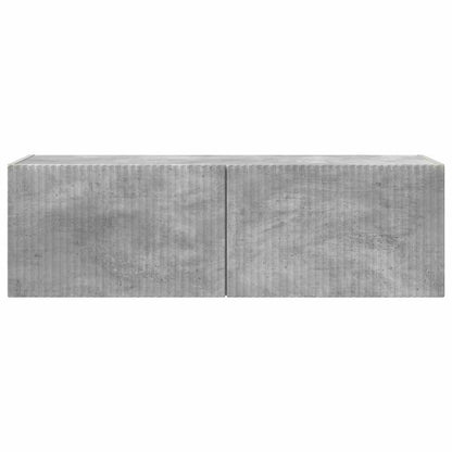 Tv Wall Cabinet 98 X 31 X 29,5 Cm Beton Kompozitní Dřevo