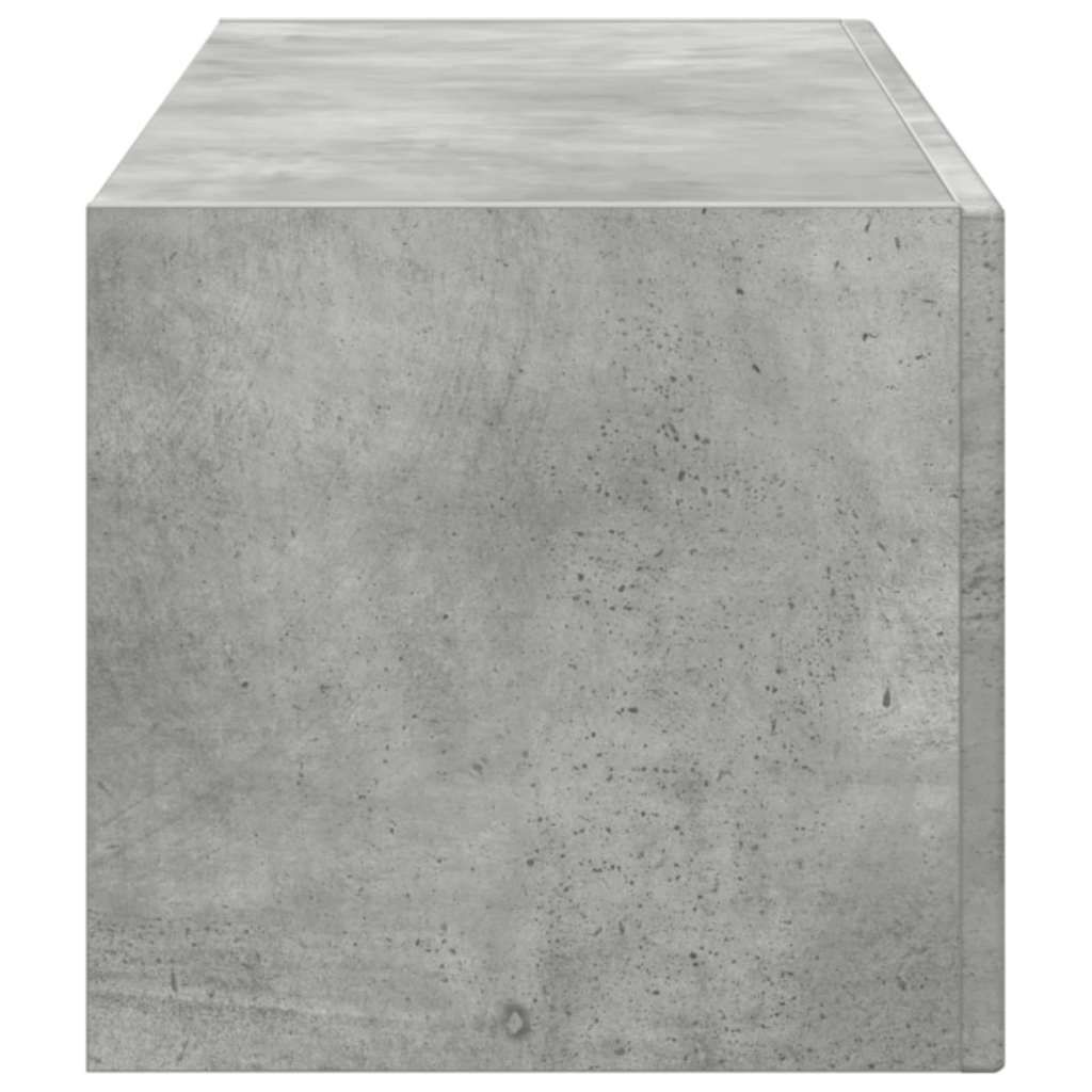 Tv Wall Cabinet 98 X 31 X 29,5 Cm Beton Kompozitní Dřevo