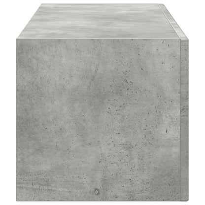 Tv Wall Cabinet 98 X 31 X 29,5 Cm Beton Kompozitní Dřevo