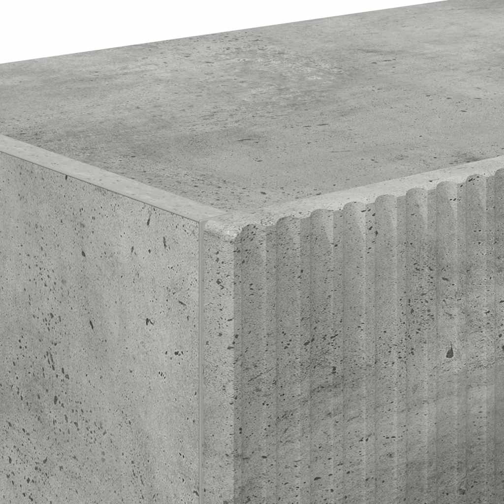 Tv Wall Cabinet 2 Pcs Beton Kompozitní Dřevo