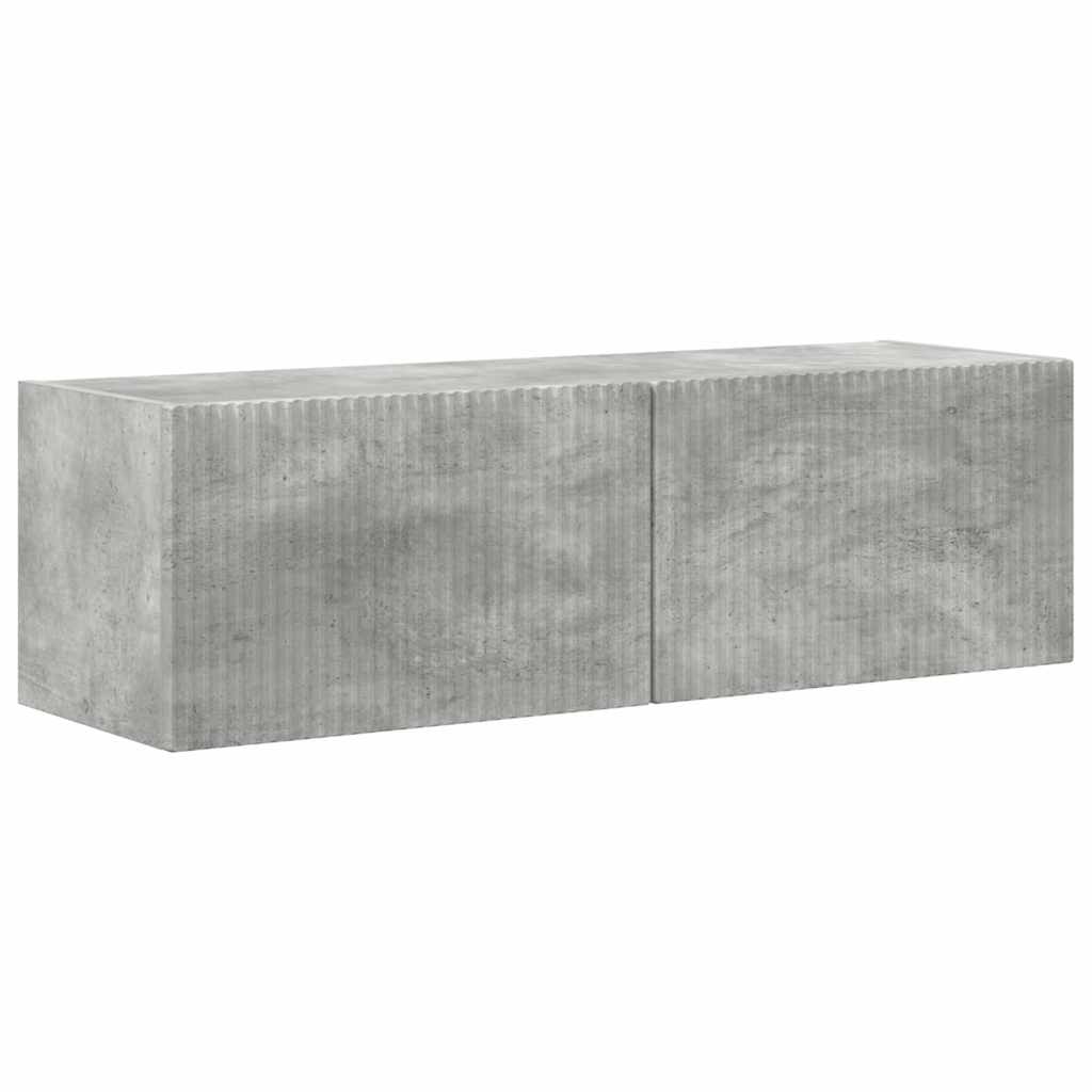 Tv Wall Cabinet 2 Pcs Beton Kompozitní Dřevo