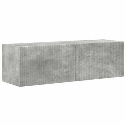 Tv Wall Cabinet 2 Pcs Beton Kompozitní Dřevo