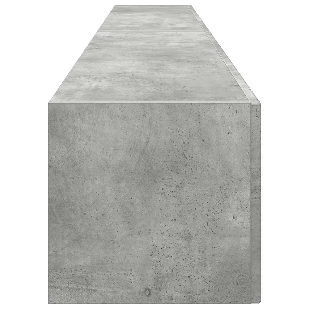 Tv Wall Cabinet 2 Pcs Beton Kompozitní Dřevo